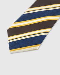 NAVY REGIMENT STRIPE TIE