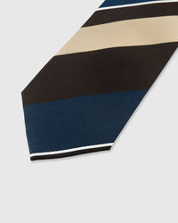 ESPRESSO STRIPE TIE