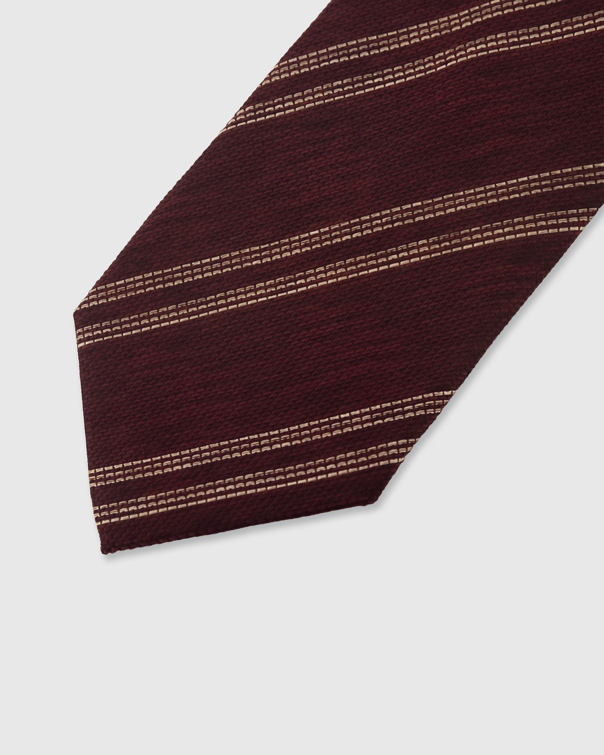 WINE REPP STRIPE TIE