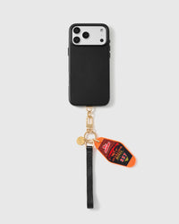 AFTER HOURS CHECK-IN LEATHER PHONE STRAP