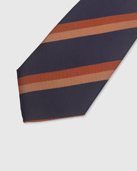 MIDNIGHT COPPER BLOCK TIE