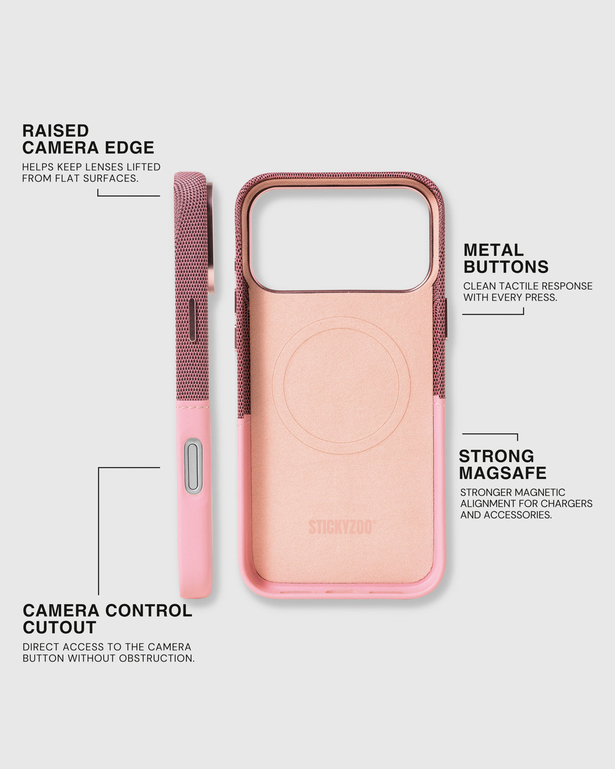 WALLET PHONE CASE — PINK