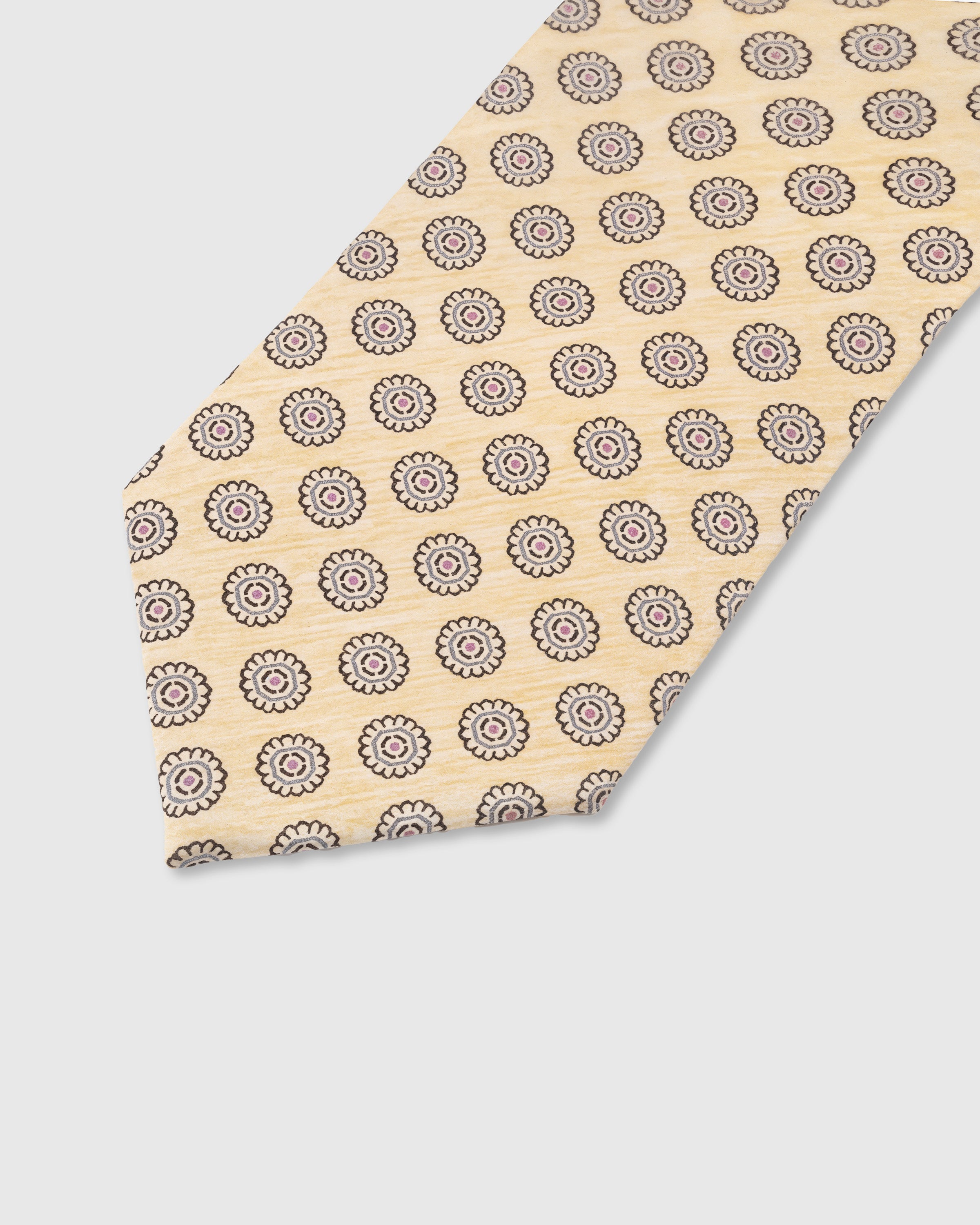 CHAMPAGNE MEDALLION TIE