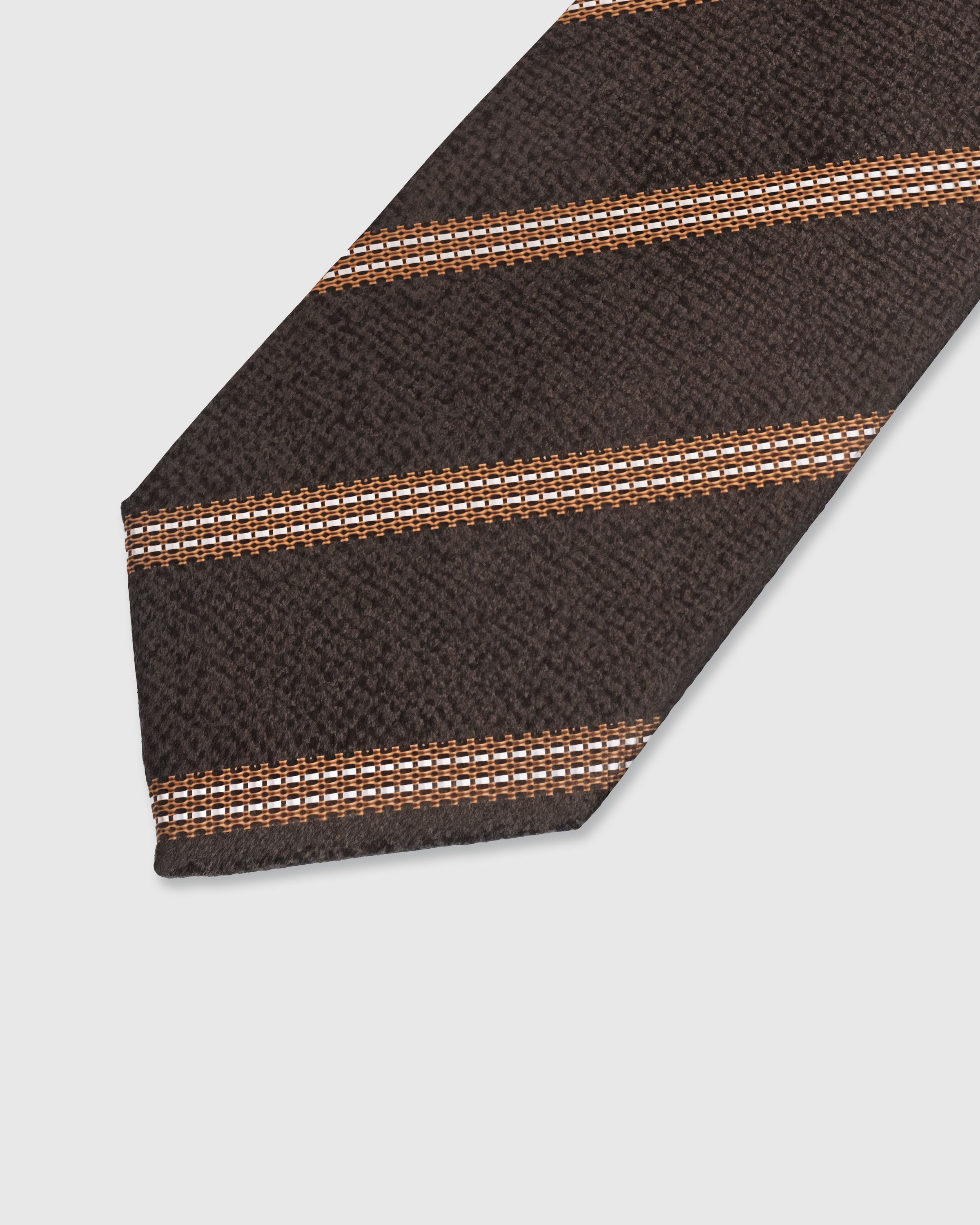 ESPRESSO COPPER STRIPE TIE