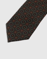 CHESTNUT MULTI STRIPE TIE