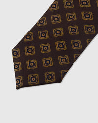 CHOCOLATE MOSAIC TIE
