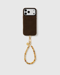 SAFFRON STONE PHONE STRAP