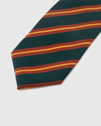 CLARET NAVY STRIPE TIE