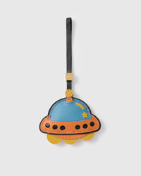 UFO LEATHER BAG CHARM