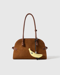 BANANA LEATHER BAG CHARM
