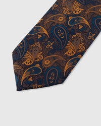 INDIGO PAISLEY TIE