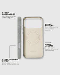 DENIM PHONE CASE — GREY