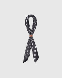 MONOCHROME MIX SILK SCARF