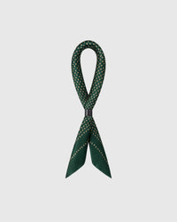 EMERALD DROPLET SILK SCARF
