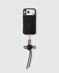 NOIR BOW PHONE STRAP