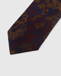BORDEAUX BLOSSOM TIE