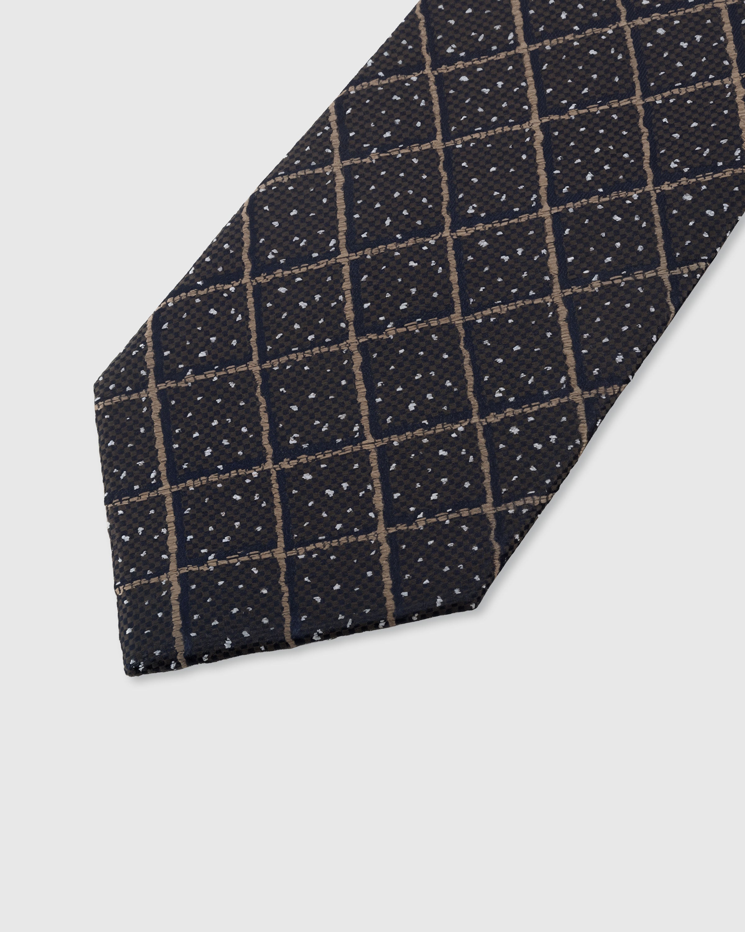 ONYX WINDOWPANE TIE