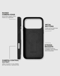STAND PHONE CASE — BLACK