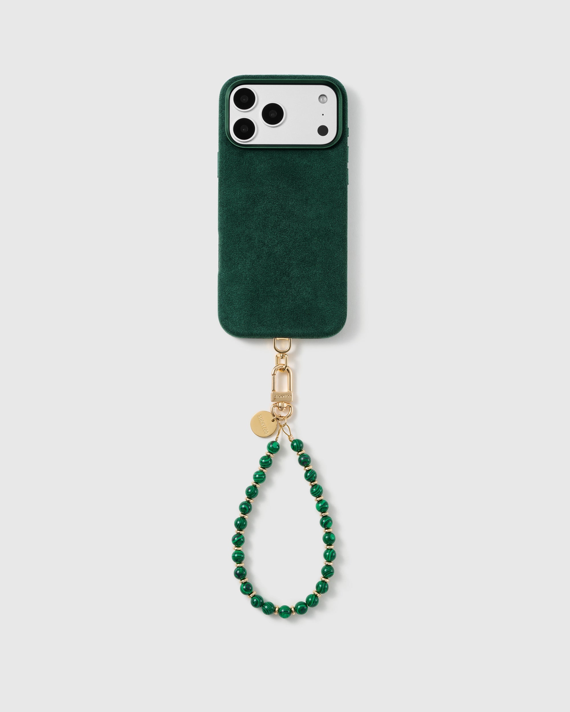 EMERALD SWIRL PHONE STRAP
