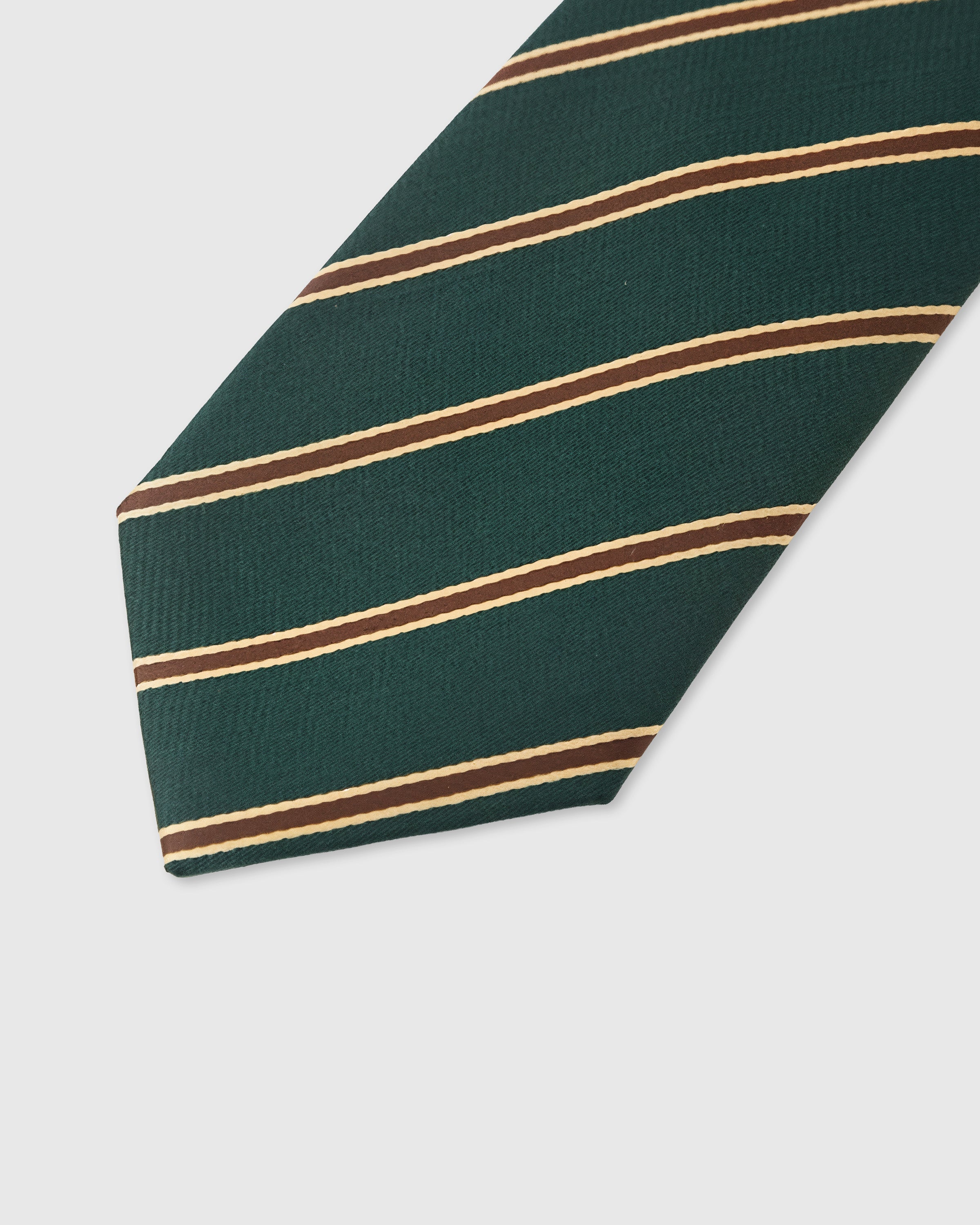 EMERALD TWIN STRIPE TIE