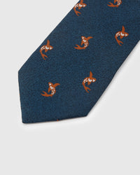 NAVY KOI TIE
