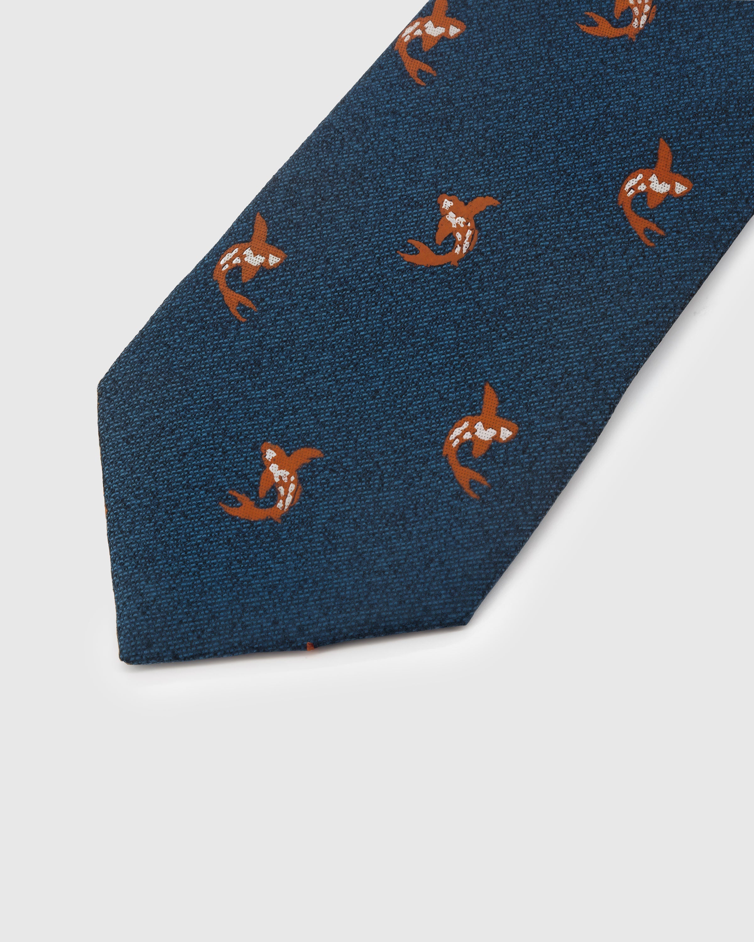 NAVY KOI TIE