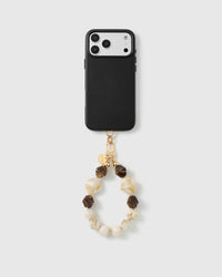 MOCHA PEARL PHONE STRAP