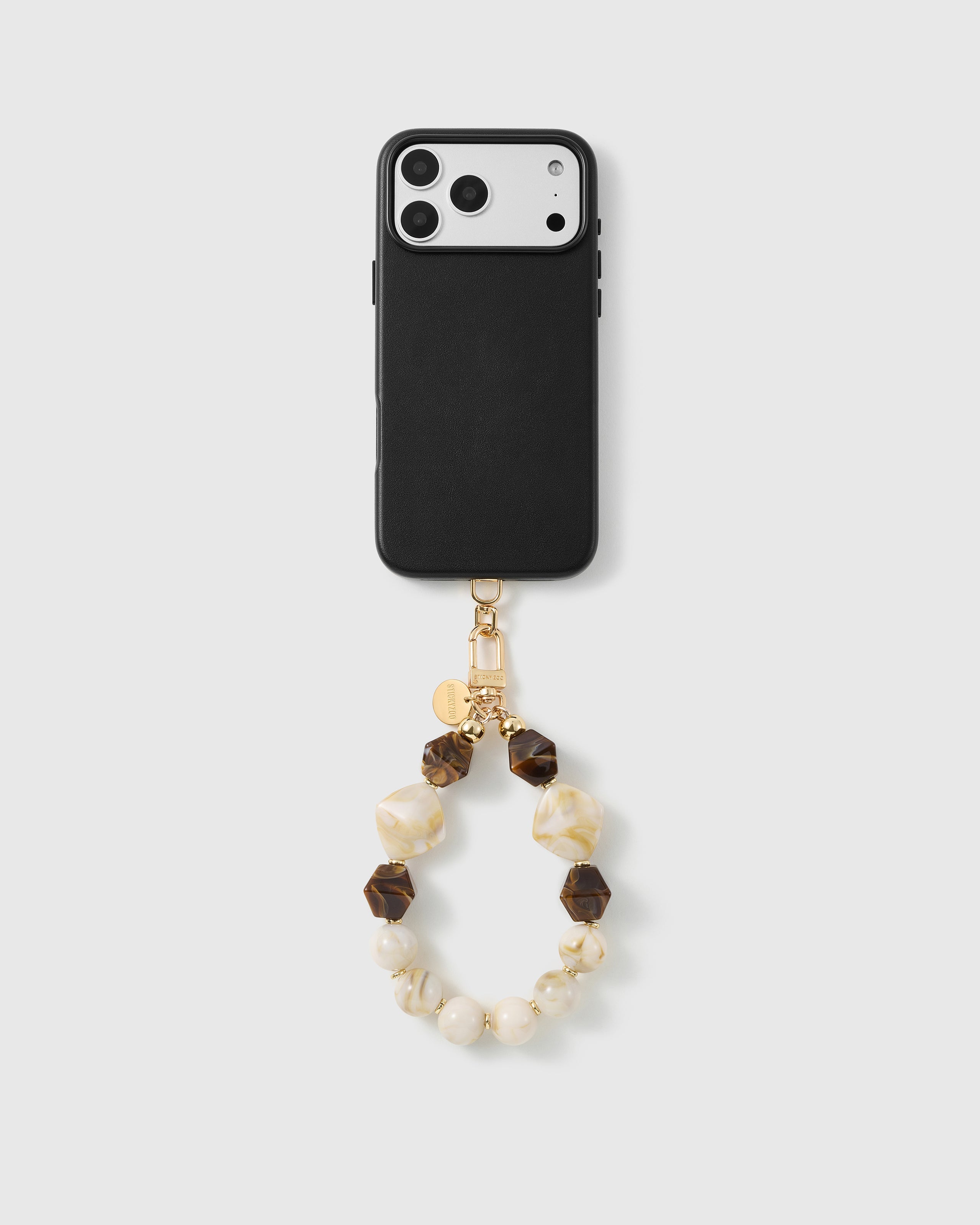 MOCHA PEARL PHONE STRAP