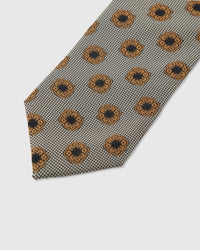 PEWTER ROSETTE TIE