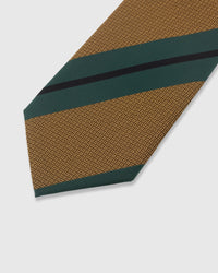 AMBER TEAL STRIPE TIE