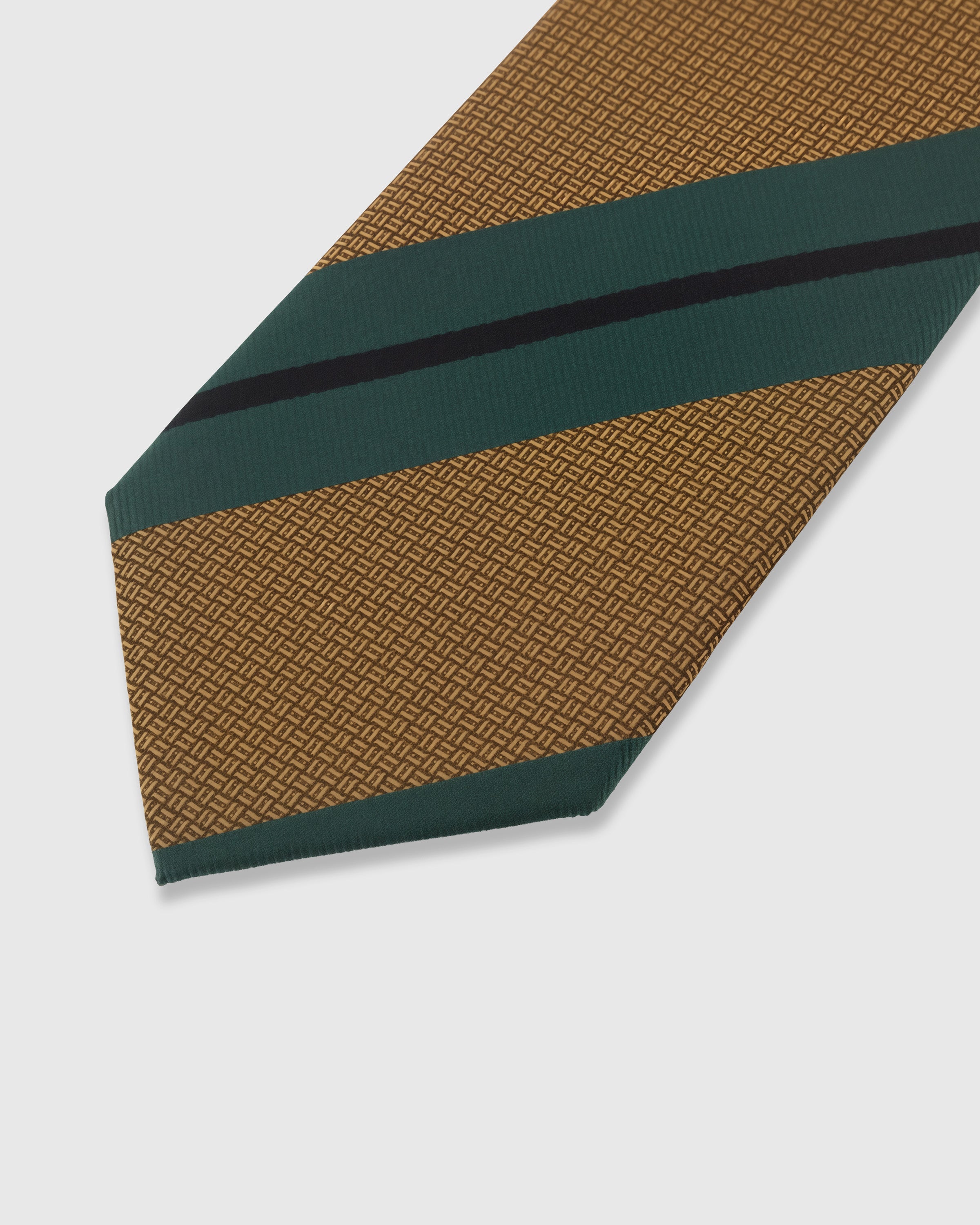AMBER TEAL STRIPE TIE