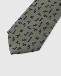 SAGE GEOMETRIC TIE
