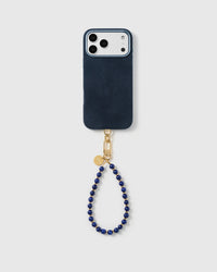 COBALT BEAD PHONE STRAP