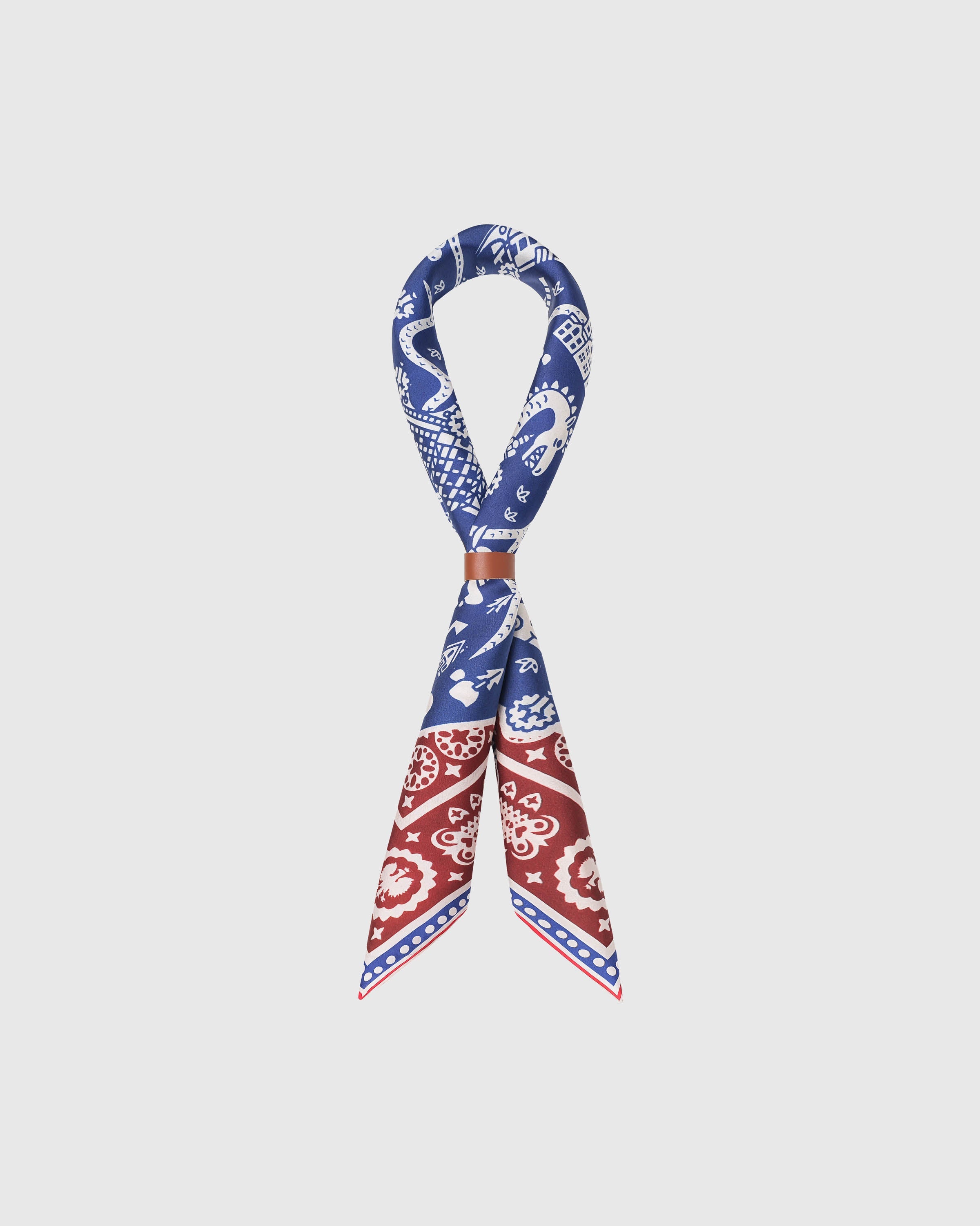 STORYBOOK MAP SILK SCARF