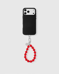 RED BEAD PHONE STRAP