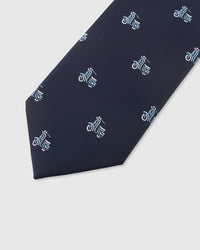 NAVY VESPA TIE
