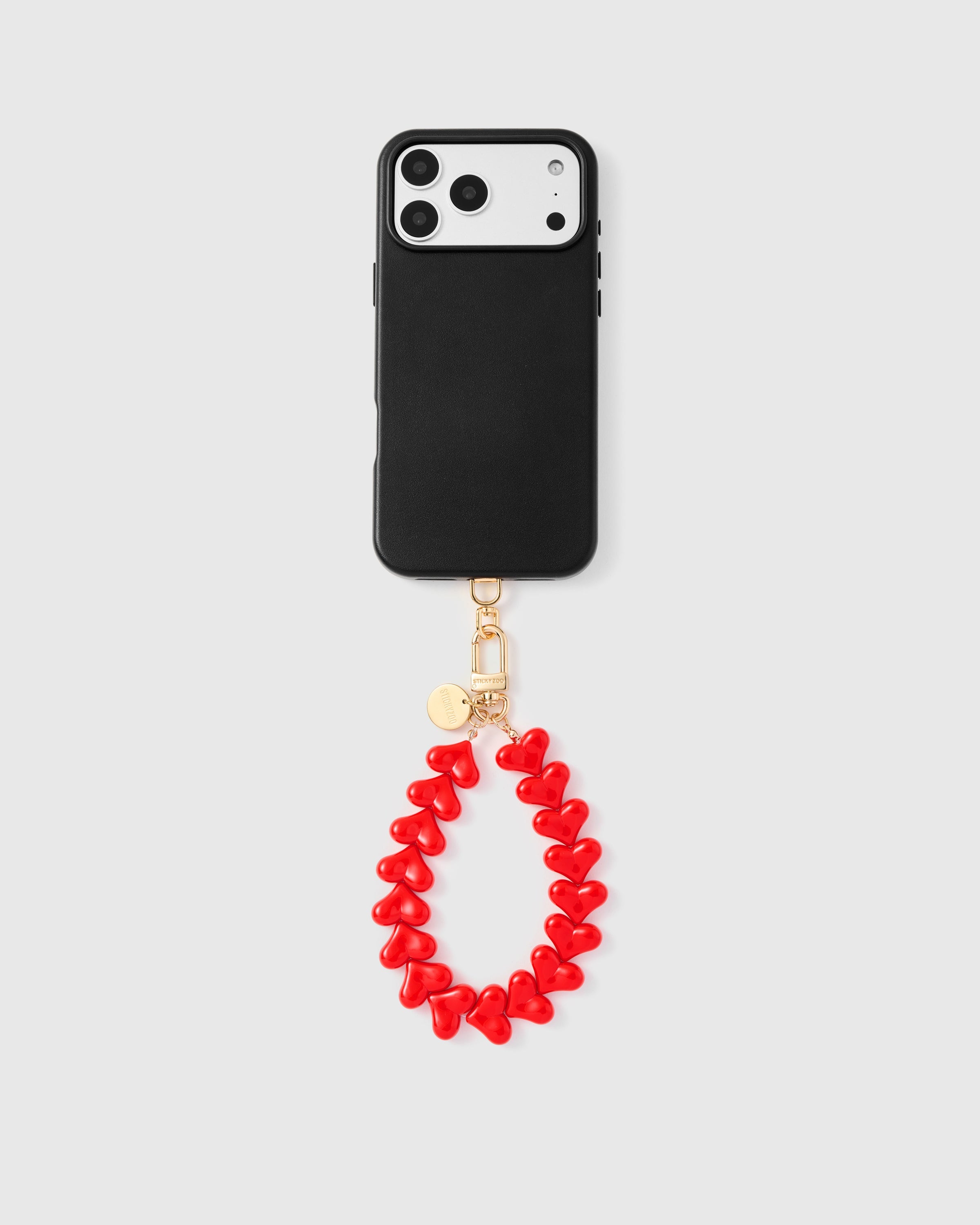 RED HEART PHONE STRAP