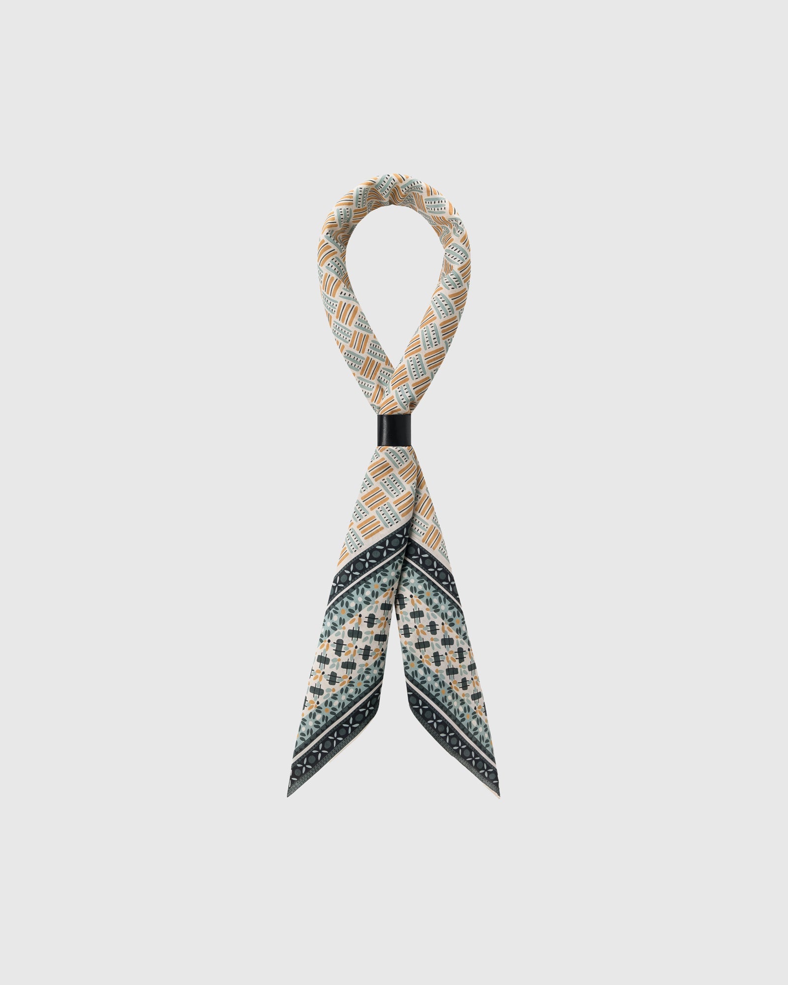 MOSAIC TILE SILK SCARF