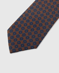 MIDNIGHT COPPER MOSAIC TIE