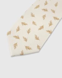 IVORY FEATHER TIE