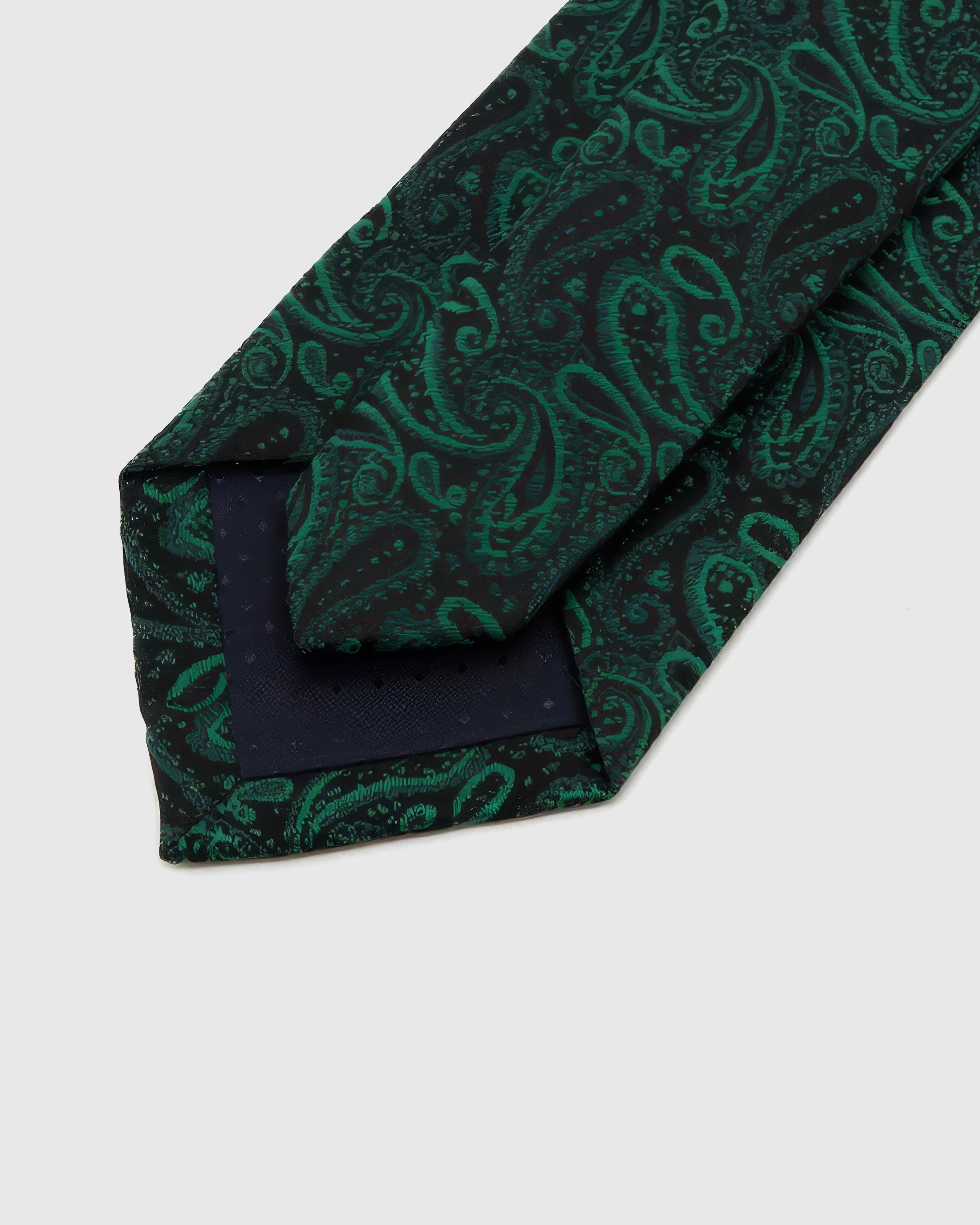 EMERALD PAISLEY TIE