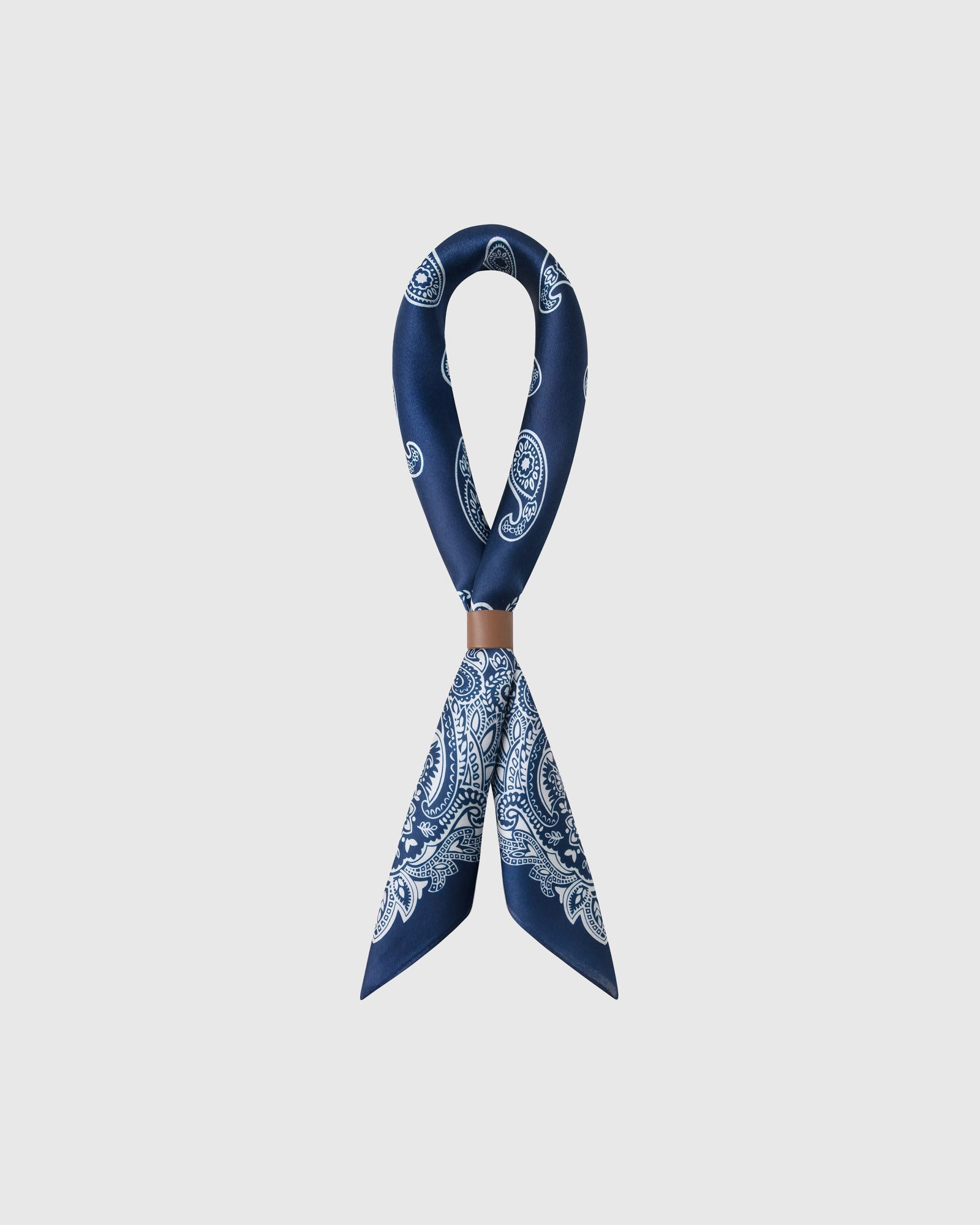 PORCELAIN PAISLEY SILK SCARF