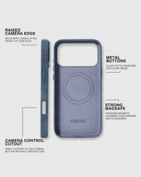 DENIM PHONE CASE — STONEWASH