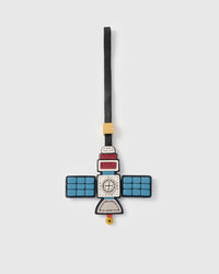 SATELLITE LEATHER BAG CHARM