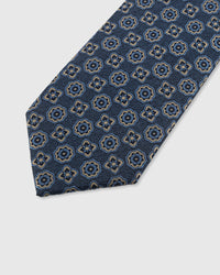 DENIM ROSETTE TIE