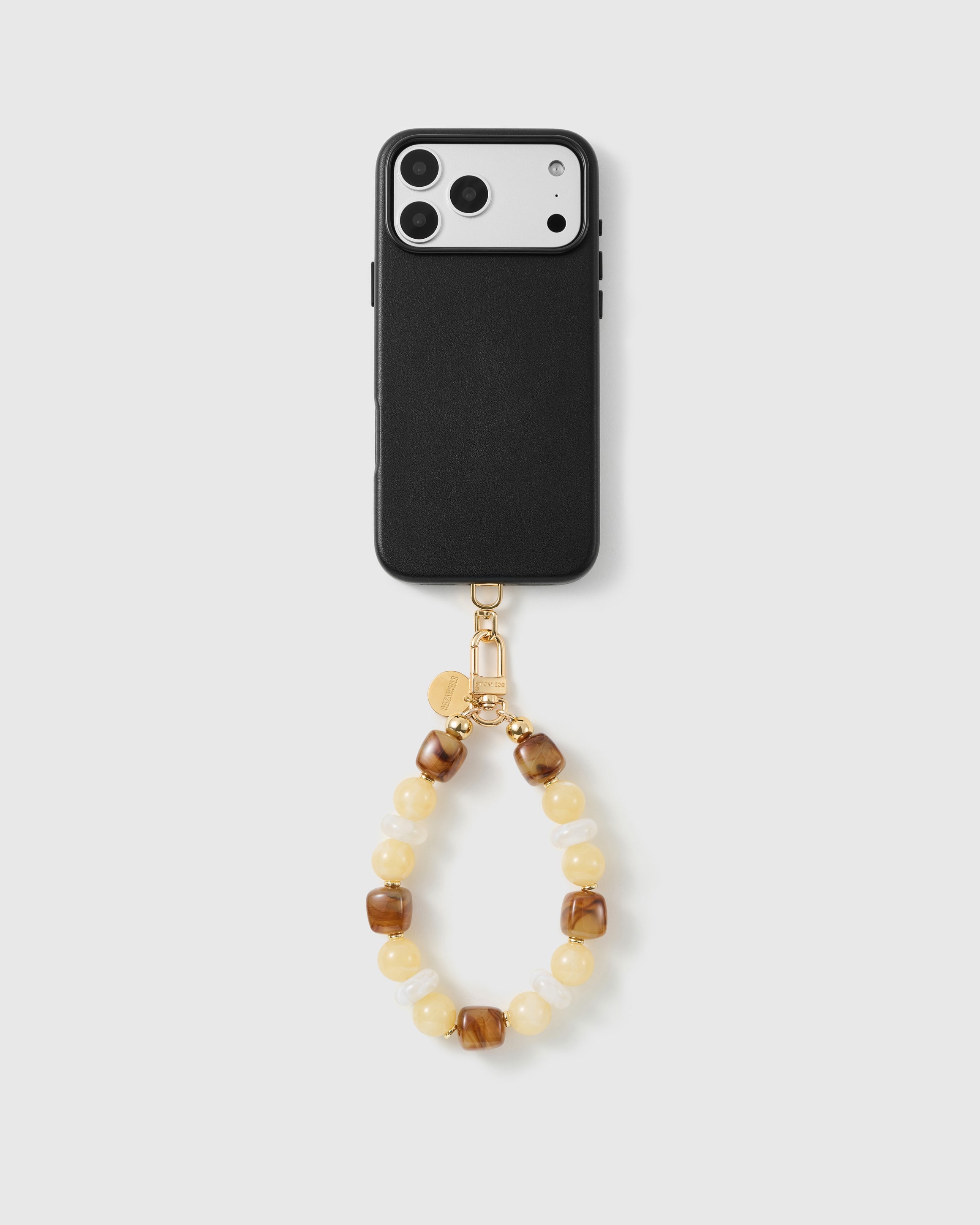 HONEY MARBLE MIX PHONE STRAP