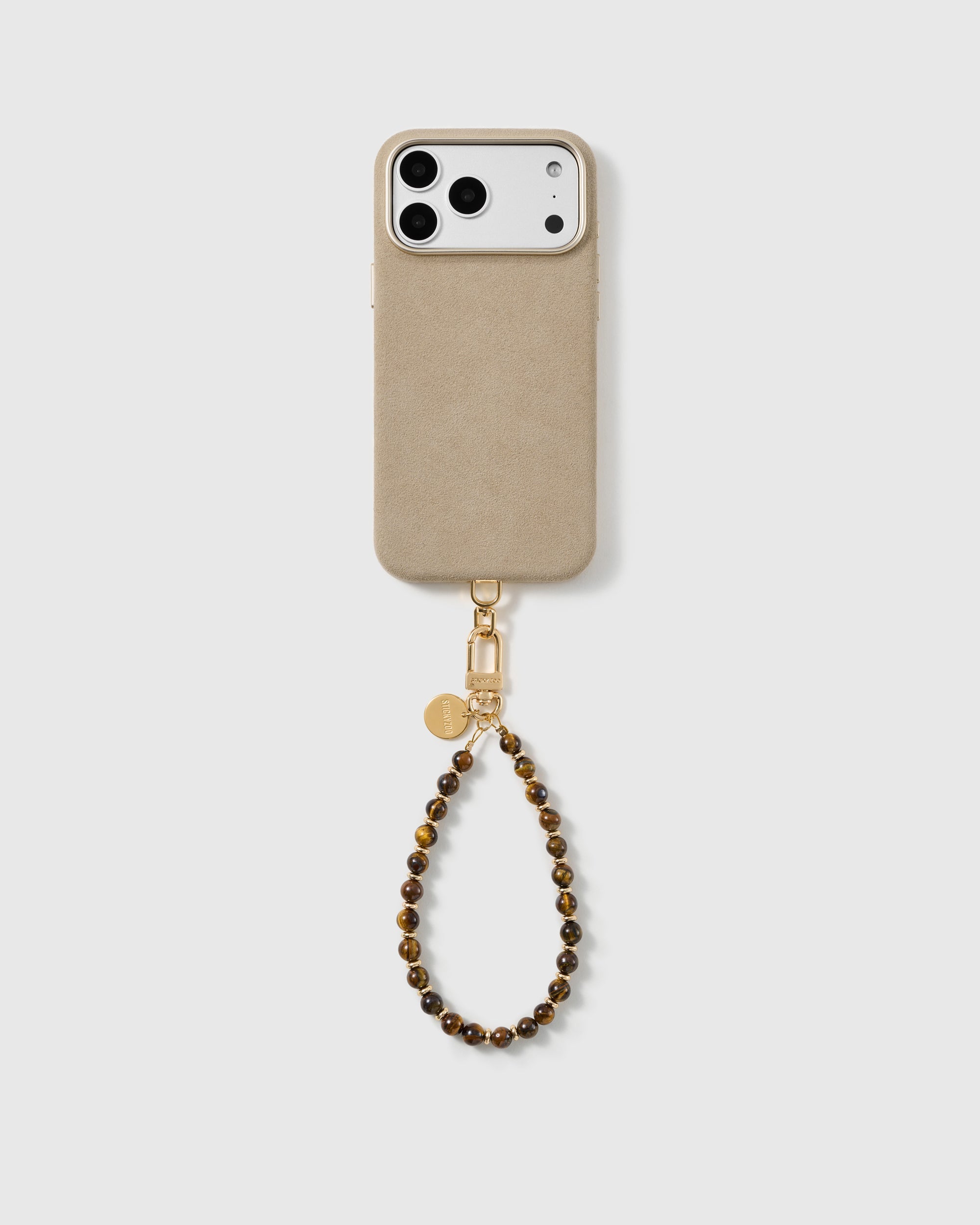TIGER EYE STONE PHONE STRAP