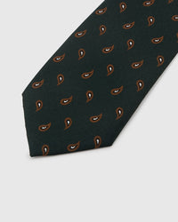 NAVY BOTANICAL TIE
