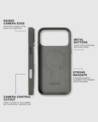 STAND PHONE CASE — GREY