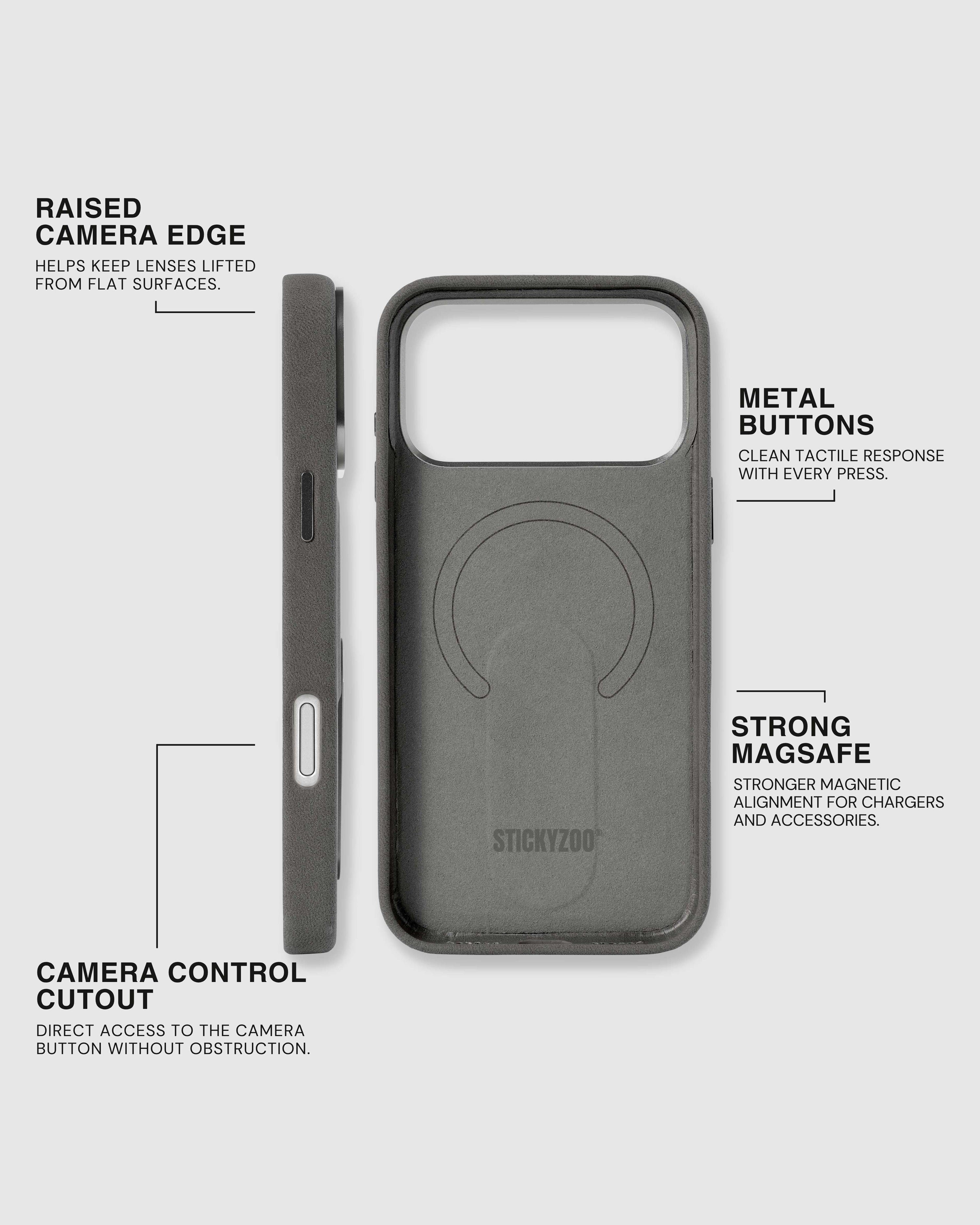 STAND PHONE CASE — GREY
